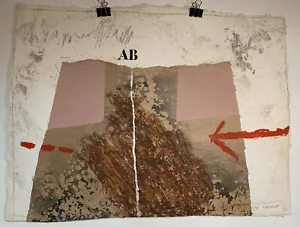 Unframed Carborundum By James Coignard “Vecleur Rouge” Pencil Signed - Picture 1 of 6