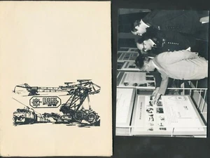 Bergbau VEB BKK Bitterfeld Mappe mit 6 Fotos Klubhaus Aktivist Veranstaltung  - Bild 1 von 2