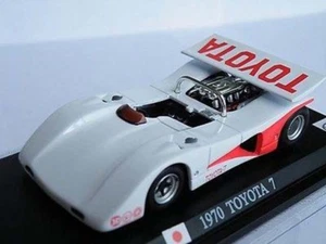 TOYOTA 7 RACING MODEL CAR 1970 CLASSIC RACE 1:43 SCALE WHITE IXO ALTAYA K8 - Picture 1 of 5