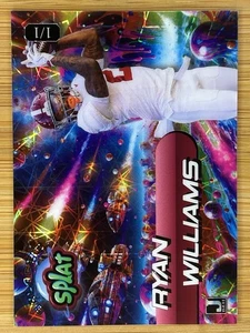 Ryan Williams 2025 Wild Card Splat 1/1 CASE HIT Galactic Velocity - Alabama Stud - Picture 1 of 2