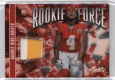 2023 Panini Absolute Rookie Force Holo Silver /49 Rashee Rice #RF-17 RC - Image 1 of 2