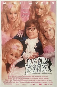 Austin Powers Intl. Póster original de la película Man of Mystery 41" X 27" D/S enrollado - Imagen 1 de 1