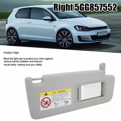 Sleek Design Interior Right Side Sunvisors Fits Select Vehicles 5GG857552 - Image 1 of 4