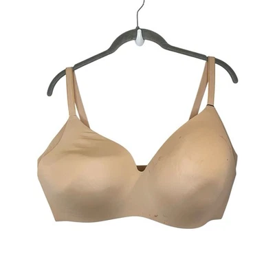 KNIX  WingWoman Contour Wireless T-Shirt Bra Size 8 Beige Warm Sand FLAWED - Image 1 of 4