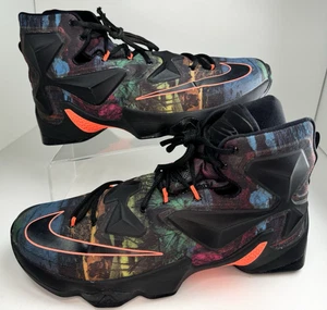 Nike LeBron James 13 XIII Akronite Philosophy Herren Größe 12 schwarz hyperorange - Bild 1 von 12