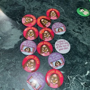 Vintage Cathy Guisewite Comic Strip Cathy Refrigerator Magnet Lot 1990's - Picture 1 of 1