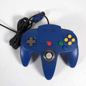Nintendo 64 N64 Controller - Blau NUS-005 funktionstüchtig - Bild 1 von 5