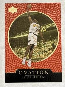 1998-99 Upper Deck Ovation Antawn Jamison Gold Rookie /1000 - Warriors - Picture 1 of 6