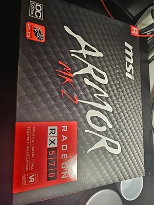 Tarjeta de gráficos MSI Radeon RX 570 ARMOR MK2 8G OC Foto 1 de 4