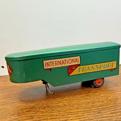 RARE Tekno No 454 1940s INTERNATIONAL TRANSPORT Trailer - Made In Denmark - Image 1 of 4