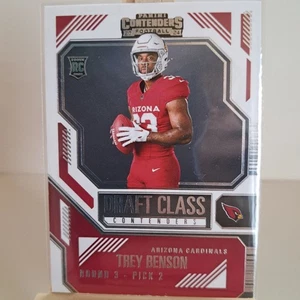 Tarjeta coleccionable Trey Benson Panini Contenders fútbol 2024 clase draft #12 - Imagen 1 de 2