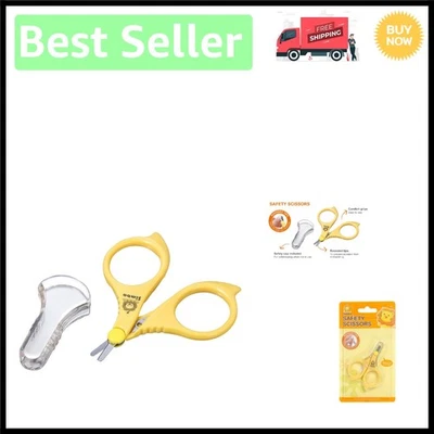Infant Safety Scissors - Round Tip, Lightweight Steel Design for Kids' Crafts - Image 1 of 4