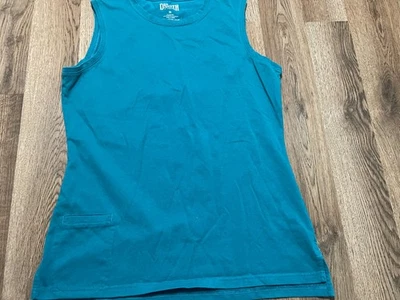 Duluth Trading Co. Tank Top, Women's Size Medium, Blue Green, Activewear - Image 1 of 4