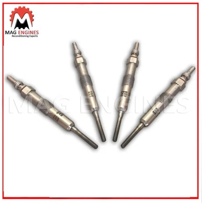 BUJÍAS INCANDESCENTES PARA CALEFACCIÓN NISSAN K9K QASHQAI MICRA DACIA RENAULT & SUZUKI 1.5 LTR DCI Foto 1 de 2
