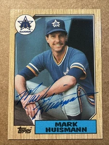 MARK HUISMANN 1987 Topps #372 Autographed SIGNED Card SEATTLE MARINERS - Picture 1 of 2