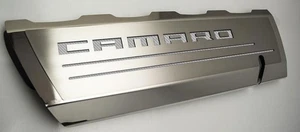 Placas superiores ACC blanco fibra C vinilo CAMARO se adapta a 16-20 Camaro SS con rieles de combustible ACC - Imagen 1 de 2