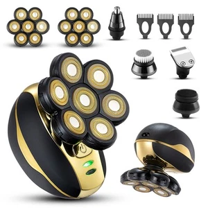 Head Shaver for Bald Men - Upgrade 7D Electric Razors, Multifunctional Hair S... - Picture 1 of 7