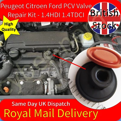 Citroen C1 C2 C3 Nemo 1.4 HDI Peugeot 107 206 307 Bipper 1.4 HDI PCV Kit 3pcs UK - Image 1 of 3