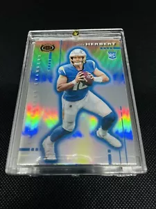 JUSTIN HERBERT 2020 Panini Dynagon Silver Prizm Rookie #D-3 CHARGERS CARD Mint! - Picture 1 of 2