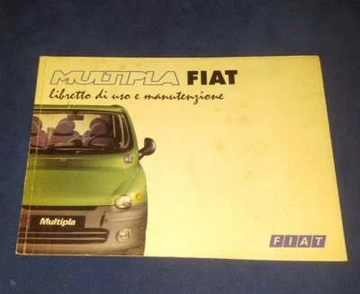 uso e manutenzione fiat multipla mk1 - Immagine 1 di 3