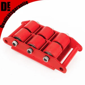 8Ton Armoured Rollers Transport Chassis Machine Jack 360° Rotation Heavy Duty Castors - Picture 1 of 18