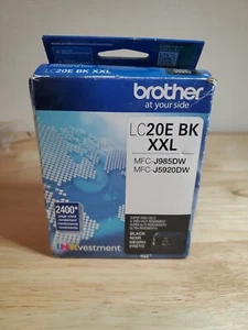 Brother LC20E BK XXL (LC20EBK) Black Ink Cartridge *EXP 07-2019* - Picture 1 of 10
