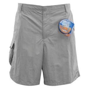 Columbia Men's Cargo Shorts Light Grey PFG Bahama Omni-Shade (019) - Picture 1 of 7