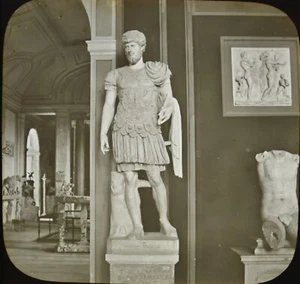 c1870 Photo Magic Lantern Slide Italy 7380 Lucius Vatican Ferrier Soulier Levy - Picture 1 of 3