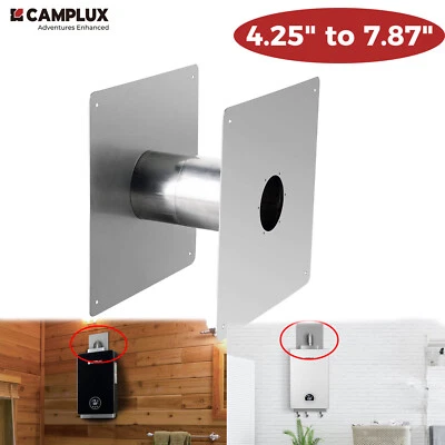Camplux 2.36'' Wall Thimble Adjustable Width for Water Heater Stove Replacement - Image 1 of 4