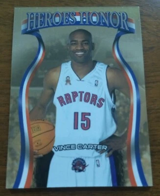 VINCE CARTER, 2001-02 TOPPS CHAMPIONS AND CONTENDERS HEROES HONOR TCC #HH2 - Image 1 of 4