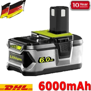 NUEVA batería de 6,0Ah para batería Ryobi RB18L50 P108 18V Lithium Ion One+ Plus P104  - Imagen 1 de 11