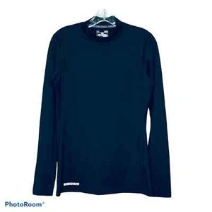 Under Armour Damen Top Schwarz Base Layer Coldgear Langarm L - Bild 1 von 5
