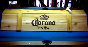 Corona Extra Billiards Pool Table Light Lamp & Wall Mount Pool Cue Rack Combo! - Picture 1 of 4