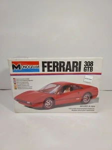 1980 MOMOGRAM FERRARI 308 GTB MODEL KIT MOLDED IN RED 1/24 SCALE SEALED - Picture 1 of 5