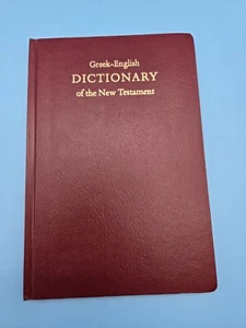1971 Greek-English Dictionary of the New Testament Hardcover Barclay Newman - Picture 1 of 8