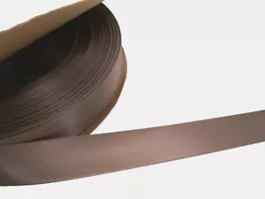 Brown Ribbon, Offray Brand Stone Brown DF Satin Ribbon 7/8" wide x 10 yards, 570 - Picture 1 of 5