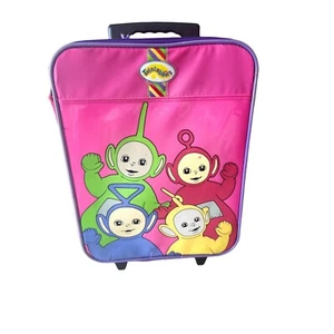 Teletubby Pink Glitzer Rollkoffer Reisegepäck Tragetasche - Bild 1 von 18