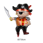 Huge Reusable Pirate Captain Foil Balloon Birthday Party Decoration Helium/air