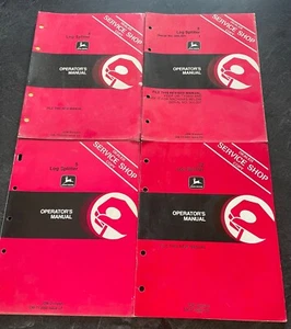 John Deere Log Splitter Operators Manuals Lot 0f 4 - 4, 5, 52 - Imagen 1 de 5