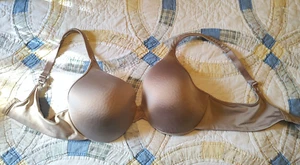 Bali Bra 36D #3472 Beige underwire adjustable strap light padding Stretch smooth - Picture 1 of 5
