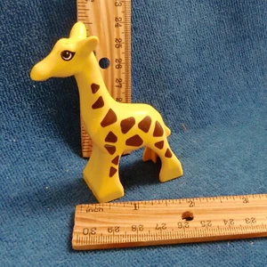 LEGO Duplo giraffa bambino giallo OK macchie marroni gambe a parte bb0443c01p Zoo Jungle - Foto 1 di 4