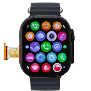 2024 SIM Card Smart Watch Calls, camera Heart Rate Monitor, Sleep Tracker, GPS - Photo 1 sur 13