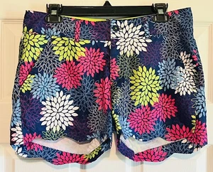 Birdies And Bows Women's Floral Scalloped Hem Shorts Size 4 - Picture 1 of 4