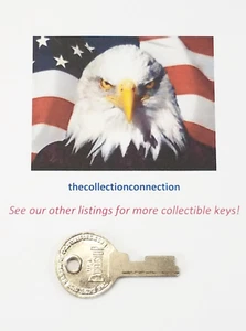Vtg EXCELSIOR E7 Key Blank For Trunk Storage Case Toolbox Locks ORIG Uncut E-7 - Picture 1 of 9