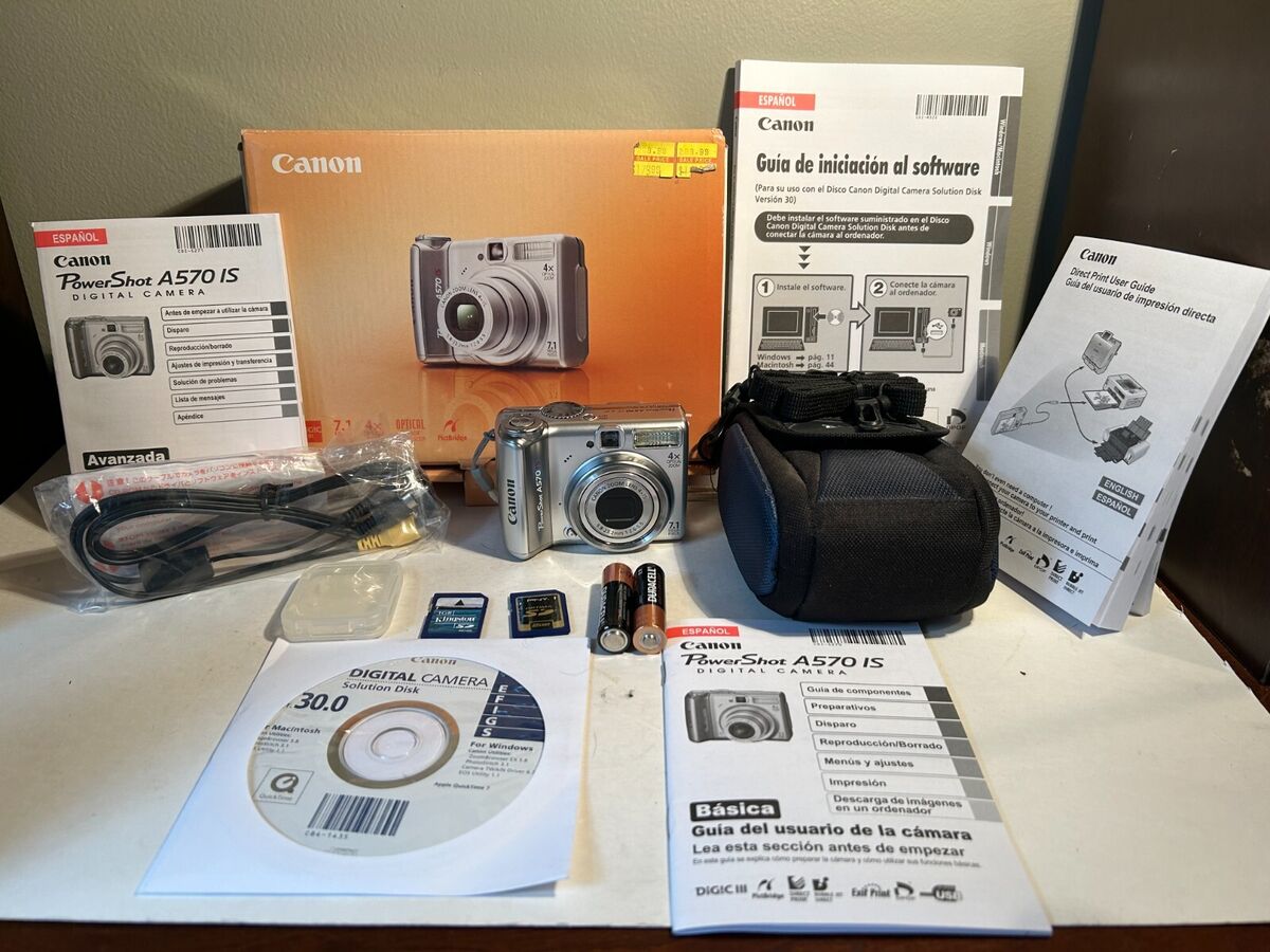 Canon PowerShot A570 IS 1-4.9x Digital Zoom Digital Cameras Canon PowerShot A570 IS 1-4.9x Digital Zoom Digital Cameras