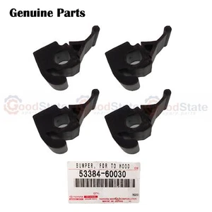 Genuine Toyota LandCruiser HZJ76 HZJ75 HZJ74 Bonnet Fender Bumper Rubber x4 - Picture 1 of 3