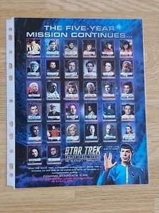 Star Trek: TOS Season 2 Trading Cards Sell Sheet / Skybox / 1998 / Near Mint- - Picture 1 of 2
