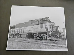 Milwaukee Road GP38-2 350 Bensenville IL (8x10 B/W)(Used) - Picture 1 of 3