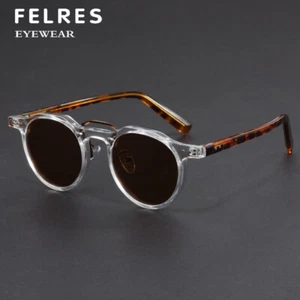 Round Frame Men Punk Fashion Sunglasses Retro Driving Traveling Shade Glasses - Picture 1 of 18