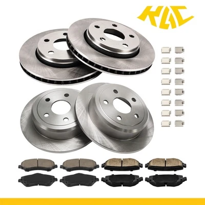 Kit de freno de disco delantero trasero para Jeep Wrangler 2007-2017 Jeep Wrangler JK 2018 Foto 1 de 4